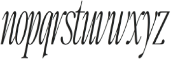 Writer’s Mark Display Thin Condensed Italic otf (100) Font LOWERCASE