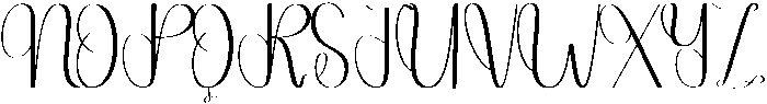 Writing Regular otf (400) Font UPPERCASE