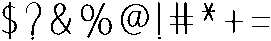 Writing Regular otf (400) Font OTHER CHARS
