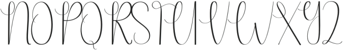 Writing Signature Regular otf (400) Font UPPERCASE