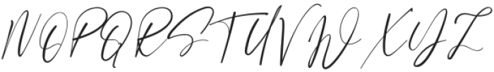 Writing Signature Regular ttf (400) Font UPPERCASE