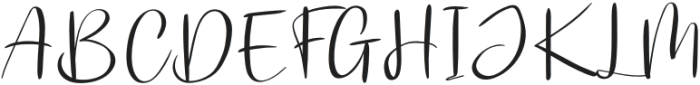 Writtenss Regular otf (400) Font UPPERCASE