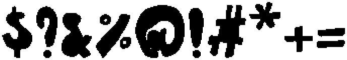 Wrong Shape Regular otf (400) Font OTHER CHARS