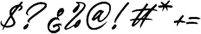 Wroteful Authentic otf (400) Font OTHER CHARS