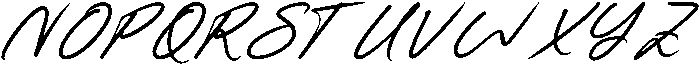 Wroteful Authentic otf (400) Font UPPERCASE