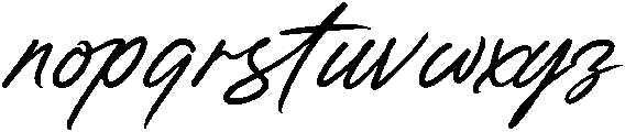 Wroteful Authentic otf (400) Font LOWERCASE