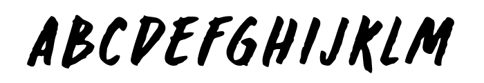 Wreck Shop Font UPPERCASE
