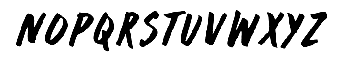 Wreck Shop Font UPPERCASE