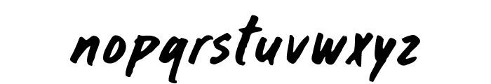 Wreck Shop Font LOWERCASE