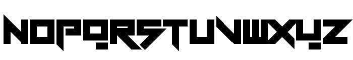 Wreckside Font UPPERCASE