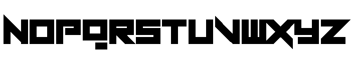 Wreckside Font LOWERCASE