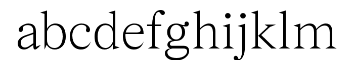 Wremena-Light Font LOWERCASE