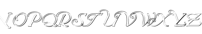Wrenn Initials Embossed Font UPPERCASE