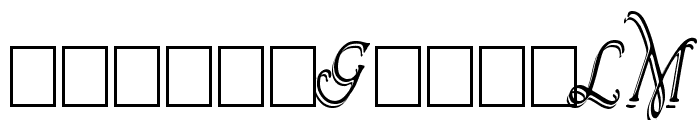Wrenn Initials Shadowed Cond Font LOWERCASE