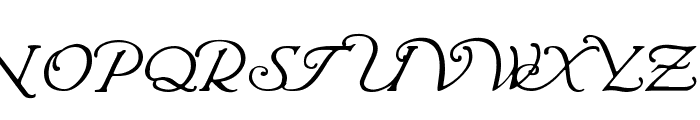 Wrenn Initials Font UPPERCASE