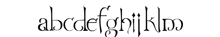 Wretched Font LOWERCASE