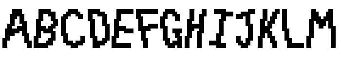 WritePix16 Regular Font UPPERCASE