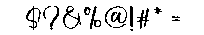 Writer Font OTHER CHARS
