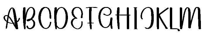 Writer Font UPPERCASE