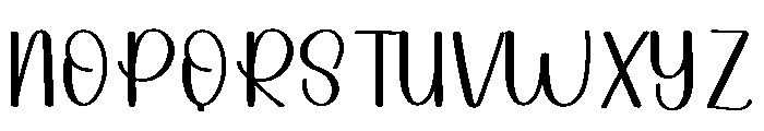 Writer Font UPPERCASE