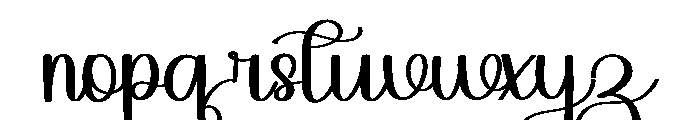 Writer Font LOWERCASE