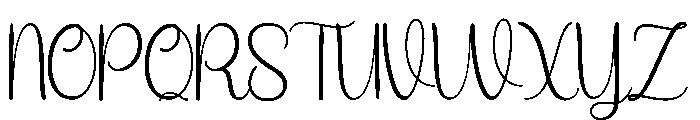 Writing Signature2 Font UPPERCASE