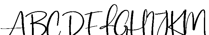Writing1 Font UPPERCASE
