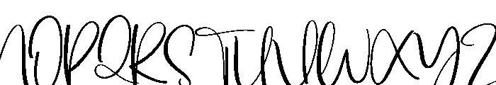 Writing1 Font UPPERCASE