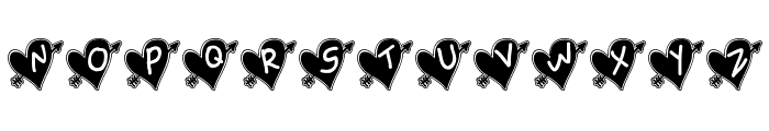 Written In My Heart College Updated Font UPPERCASE