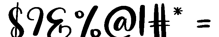 Written Font OTHER CHARS