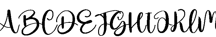 Written Font UPPERCASE
