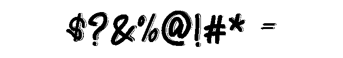 WritterRegular Font OTHER CHARS