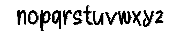 WritterRegular Font LOWERCASE