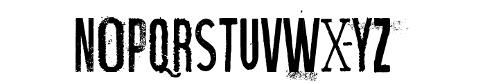 Wrong time, right place Font UPPERCASE
