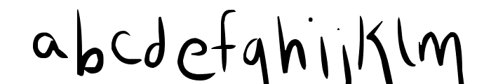 wrtty Font LOWERCASE