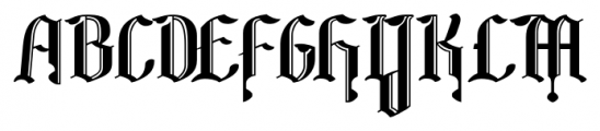 Wroxeter Wrought Font UPPERCASE