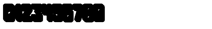 WR Analog Future Extrude Font OTHER CHARS