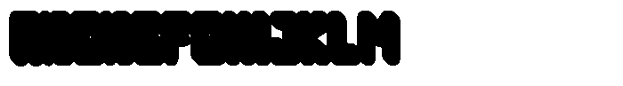 WR Analog Future Extrude Font UPPERCASE
