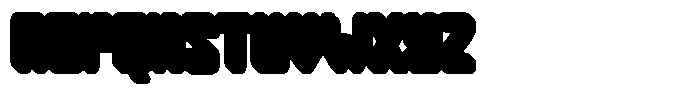 WR Analog Future Extrude Font UPPERCASE