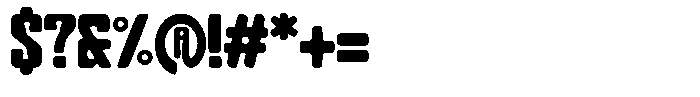 WR Analog Future Regular Font OTHER CHARS
