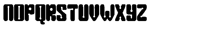 WR Analog Future Regular Font LOWERCASE