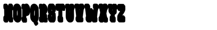 WR Bounty Spurs Extrude Font LOWERCASE