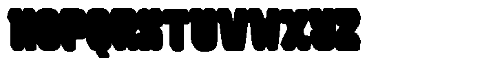 WR Retro Ethos Extrude Font UPPERCASE