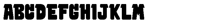 WR Retro Ethos Regular Font UPPERCASE