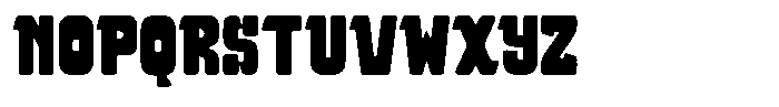WR Retro Ethos Regular Font UPPERCASE
