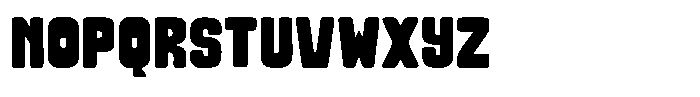 WR Retro Ethos Regular Font LOWERCASE