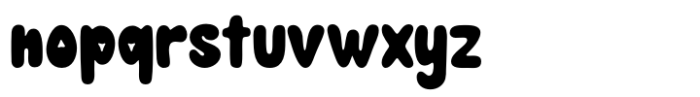 WR Wave Kind Regular Font LOWERCASE