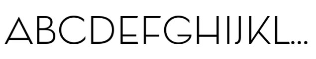 Wright Pro Light Font UPPERCASE
