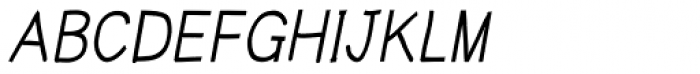 Write Cond DemiBold Italic Font UPPERCASE