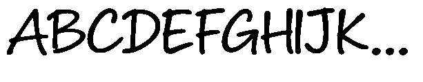 Write Mood Regular Font UPPERCASE